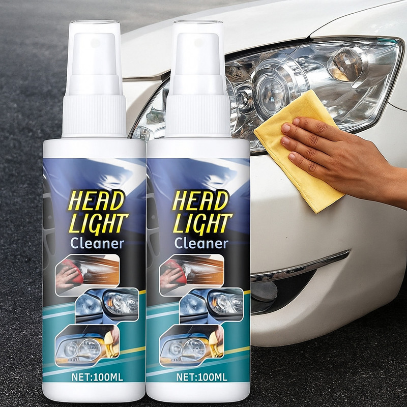 Shineshake Car Headlight Restoration , Professional Oxidation Removal Headlight Cleaning Kit(200 ml)