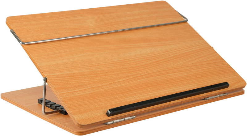 VeleSolv Adjustable Wooden Table Top 15x21 Natural | Professional Laptop Work Stand Headlight Cleaning Kit(8 ml)