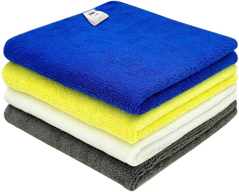RabaabTrading Microfibre Cleaning cloth Automotive dustingTowels for Bike car cleaning Washing Headlight Cleaning Kit(4 ml)