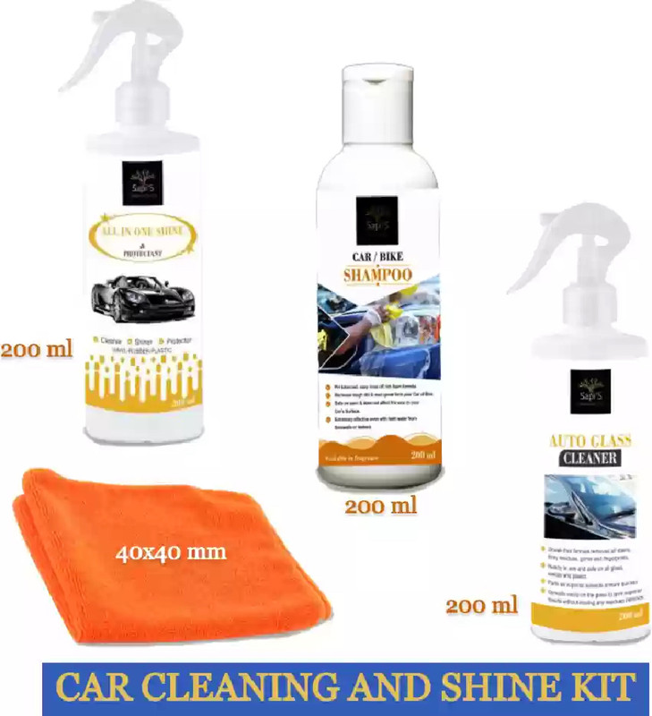 SAPI'S Car Care and Cleaning kit Headlight Cleaning Kit(600 ml)