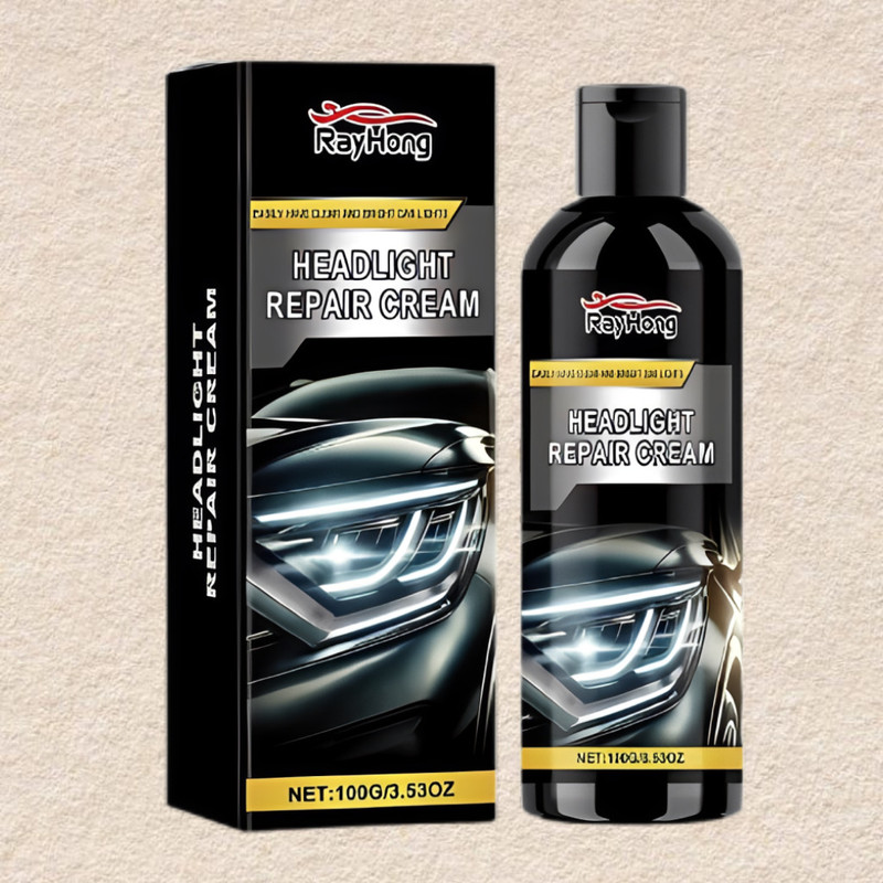 Crawloff Headlight Repair and Gloss Enhancement Cream Headlight Cleaning Kit(100 ml)