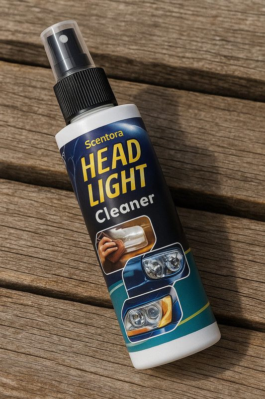 SCENTORA Headlight Cleaner for Car & Bike – Removes Oxidation & Dullness Headlight Cleaning Kit(100 ml)