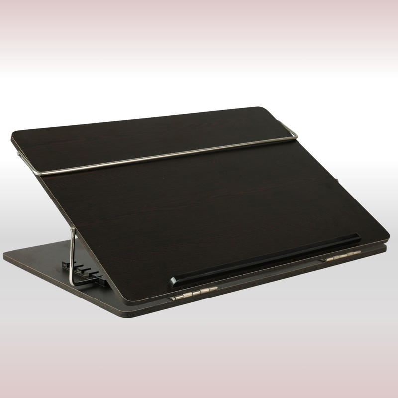 Novesto 12x16 Wooden Black Laptop Stand | Adjustable Stand for Books, iPads & Laptops Headlight Cleaning Kit(12 ml)