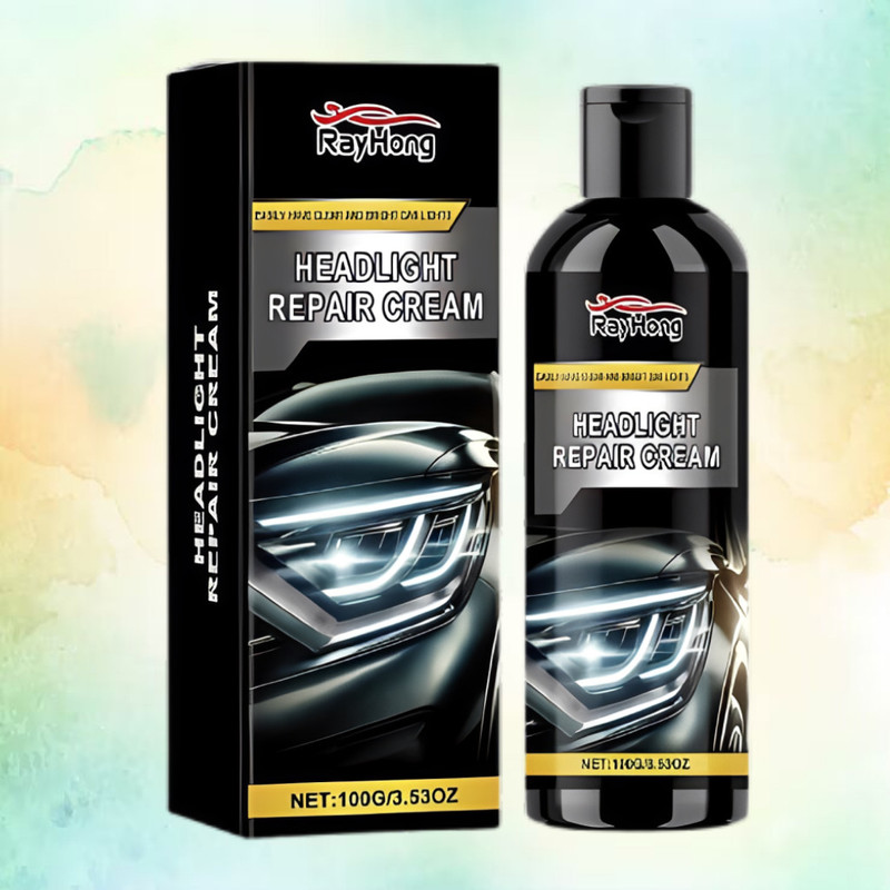 Airovia Long Lasting Headlight Polish Cream Headlight Cleaning Kit(100 ml)