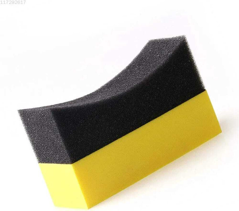 KidsZeeNie Car Shine sponge| Foam| Wax & Polish Pad For Wheel |Cleaning Tool | multipurpose Headlight Cleaning Kit(1 ml)