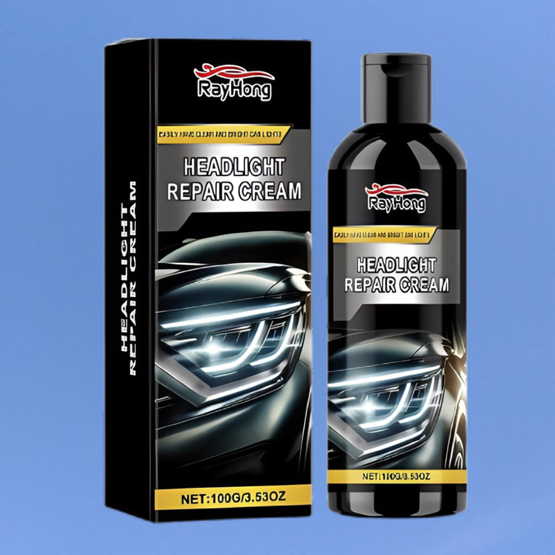 BUYROVIA Shine Force Headlight Repair Cream Headlight Cleaning Kit(100 ml)