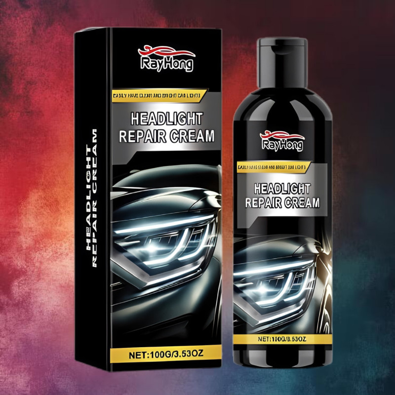 EASYCART Headlight Lens Shine Restore Cream Headlight Cleaning Kit(100 ml)