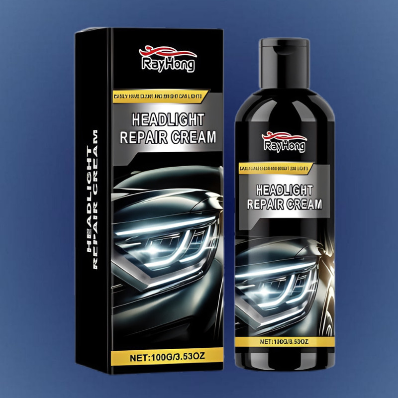 BUYROVIA Renew Plus Headlamp Polish Cream Headlight Cleaning Kit(100 ml)