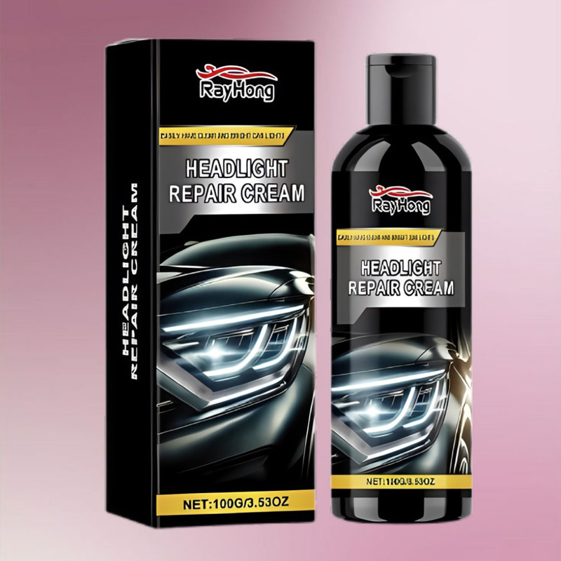 LUXORIO Pro Grade Headlight Restoration Polish Cream Headlight Cleaning Kit(100 ml)