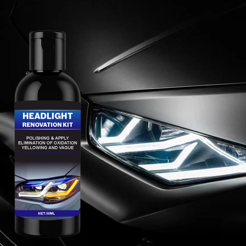 ReLume LumoGlow Headlight Cleaner – Revive Headlights to a Mirror Finish Headlight Cleaning Kit(50 ml)