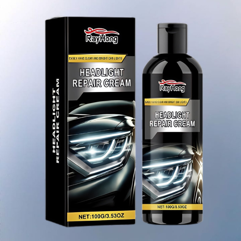 Ecomora Headlight Renewal and Protective Polish Cream Headlight Cleaning Kit(100 ml)