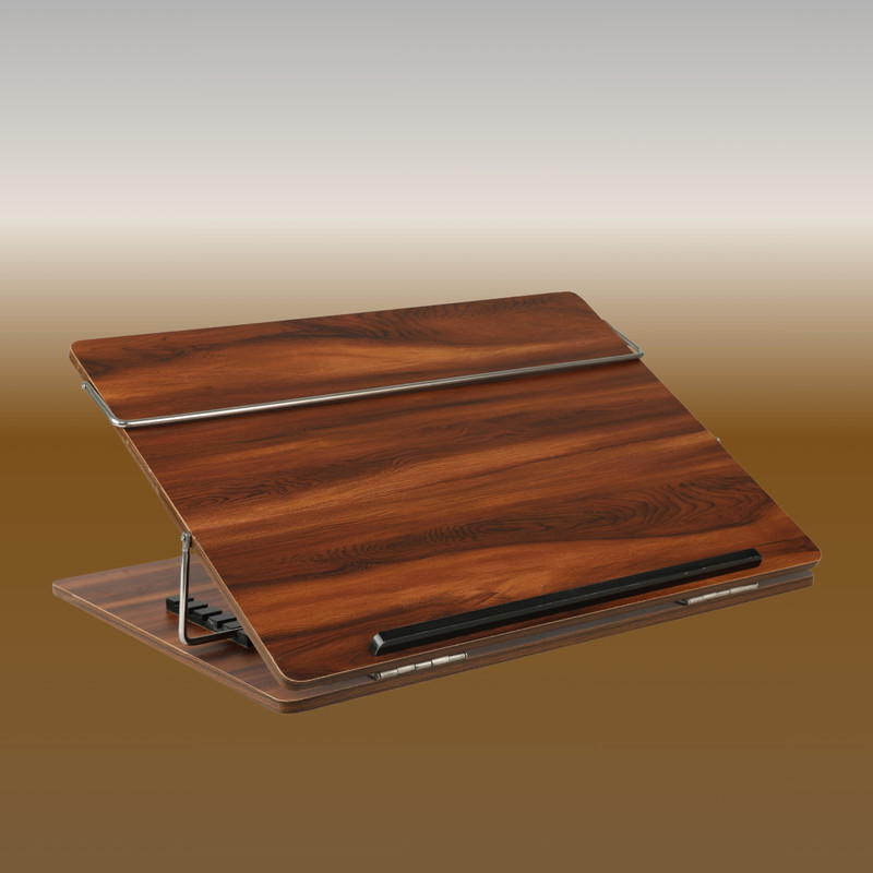 VeleSolv Teak Wooden Table Top Stand 12x16 | Adjustable for Study & Office Use Headlight Cleaning Kit(2 ml)