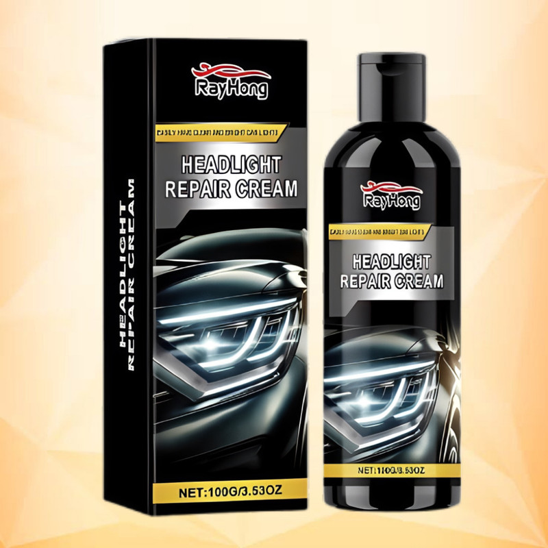 Bugnix Premium Finish Headlight Restoration Cream Headlight Cleaning Kit(100 ml)