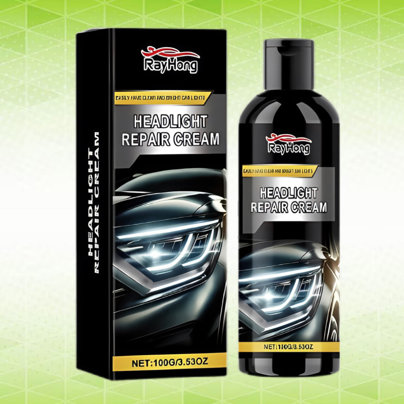 LUXORIO Long Lasting Headlamp Shine Cream Headlight Cleaning Kit(100 ml)