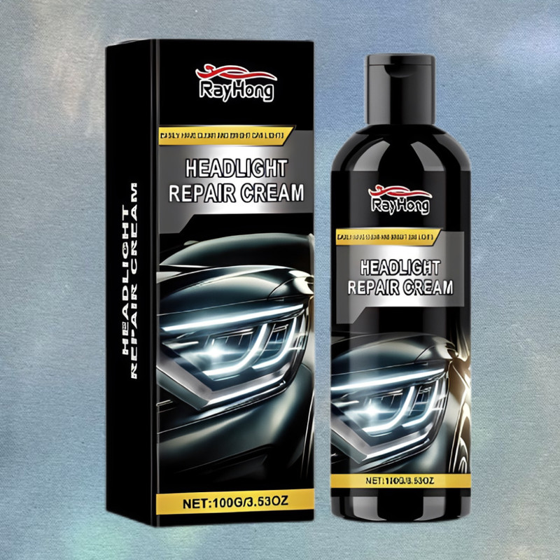 Vishvadevaya Instant Shine Headlight Repair Polish Cream Headlight Cleaning Kit(100 ml)