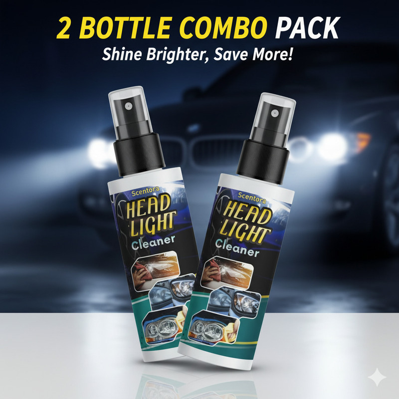 nirdosha enterprise Headlight Cleaning Kit for Cars & Bikes | Crystal Clear Shine for Yellowed Light Headlight Cleaning Kit(200 ml)
