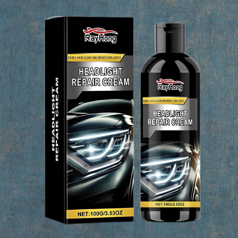 Ecomora Shine Smart Headlamp Polish Cream Headlight Cleaning Kit(100 ml)