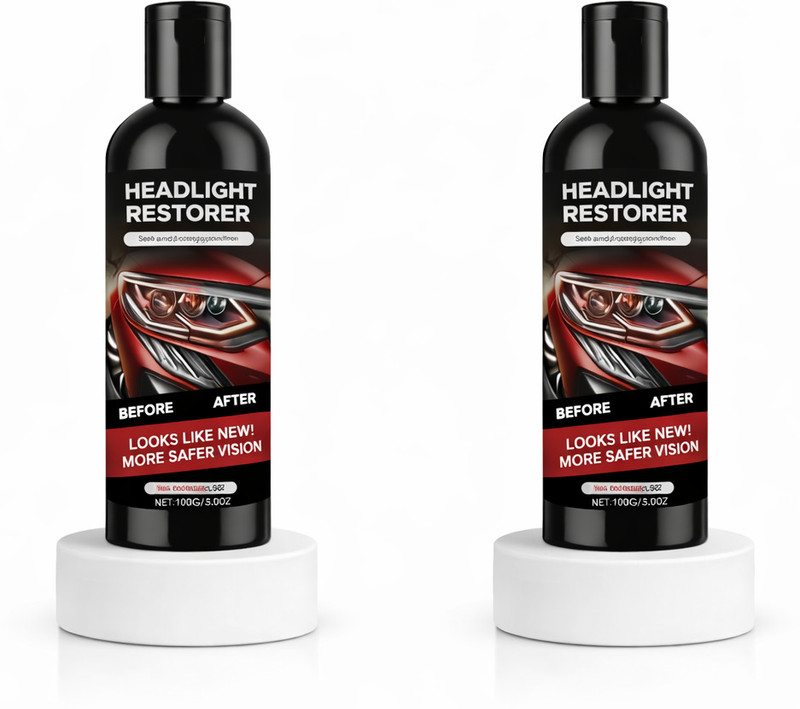 EYS Advanced Headlight Restoration Kit – Removes Haze Clears Scratches Headlight Cleaning Kit(240 ml)