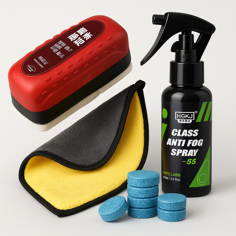 Eliezer GLASS CLEANING KIT Headlight Cleaning Kit(100 ml)
