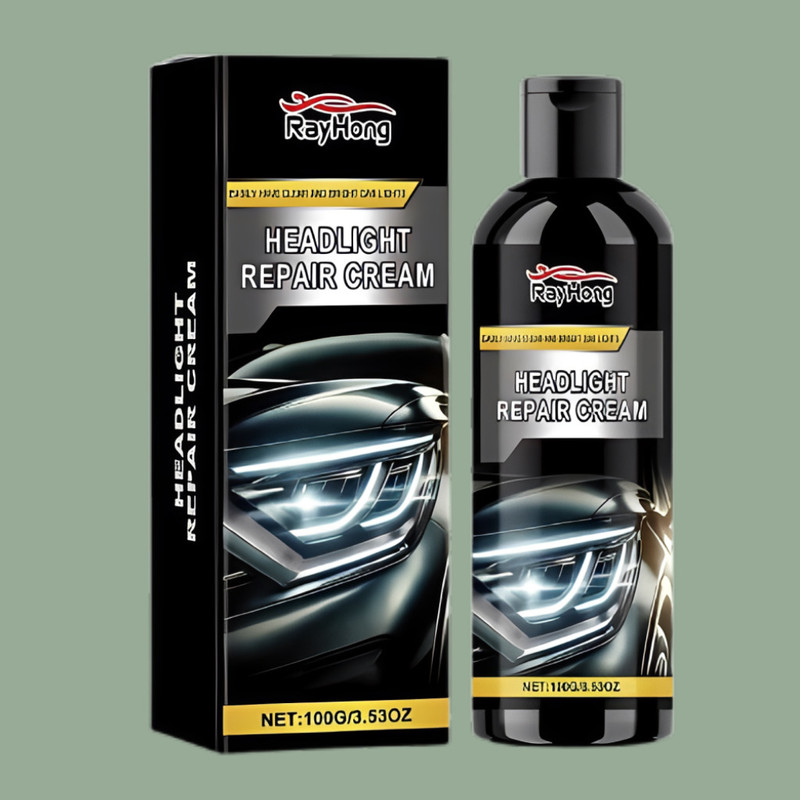 Crawloff Headlamp Shine Restore Cream Formula Headlight Cleaning Kit(100 ml)