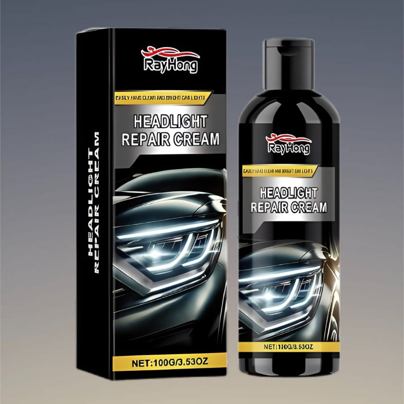 MONEYORA Headlight Polish and Repair Cream Solution Headlight Cleaning Kit(100 ml)