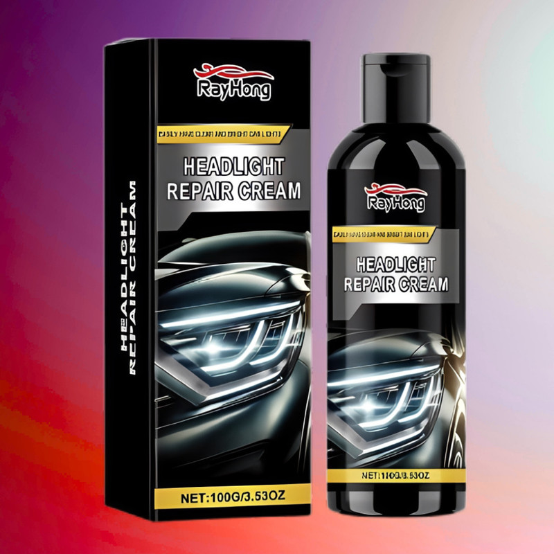 VALUE MART High Performance Shine Headlight Cream Headlight Cleaning Kit(100 ml)