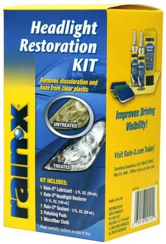 Rain-x 7 piece Headlight Restore Kit