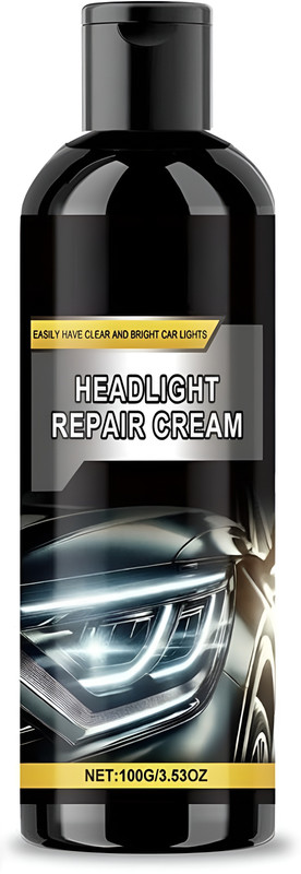 LootZoo Car Headlight Restoration Cream Remove Yellow & Foggy Lamps Headlight Restore Kit