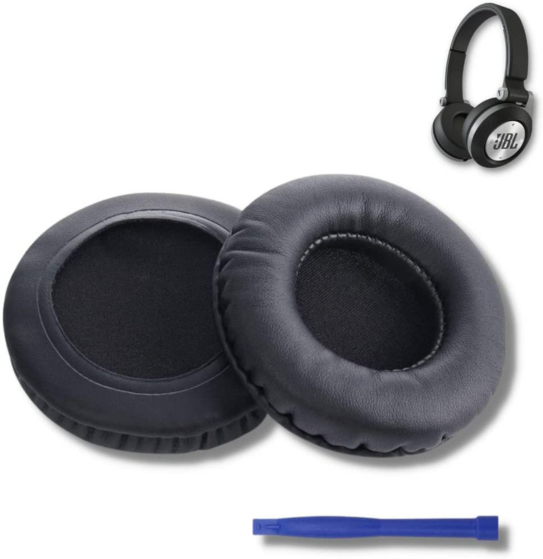 Crysendo Headphone Cushion for JBL Synchros E40, E40BT, S400BT, AKG K67 Headphones Over The Ear Headphone Cushion(Pack of 1, Black)