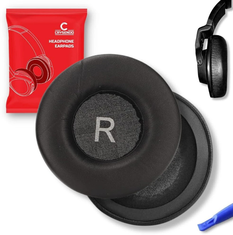 Crysendo Headphone Cushion Compatible with Sony WH CH500 | Sony WH CH510 (1 pair) Over The Ear Headphone Cushion(Pack of 1, Black)