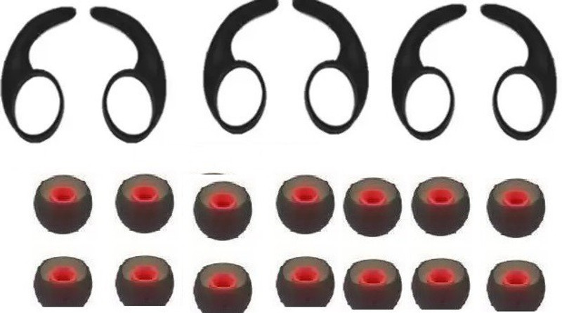 YTM Eartips For Rockerz 255 (Pack Of 12 Black ) In The Ear Headphone Cushion In The Ear Headphone Cushion(Pack of 12, Black)