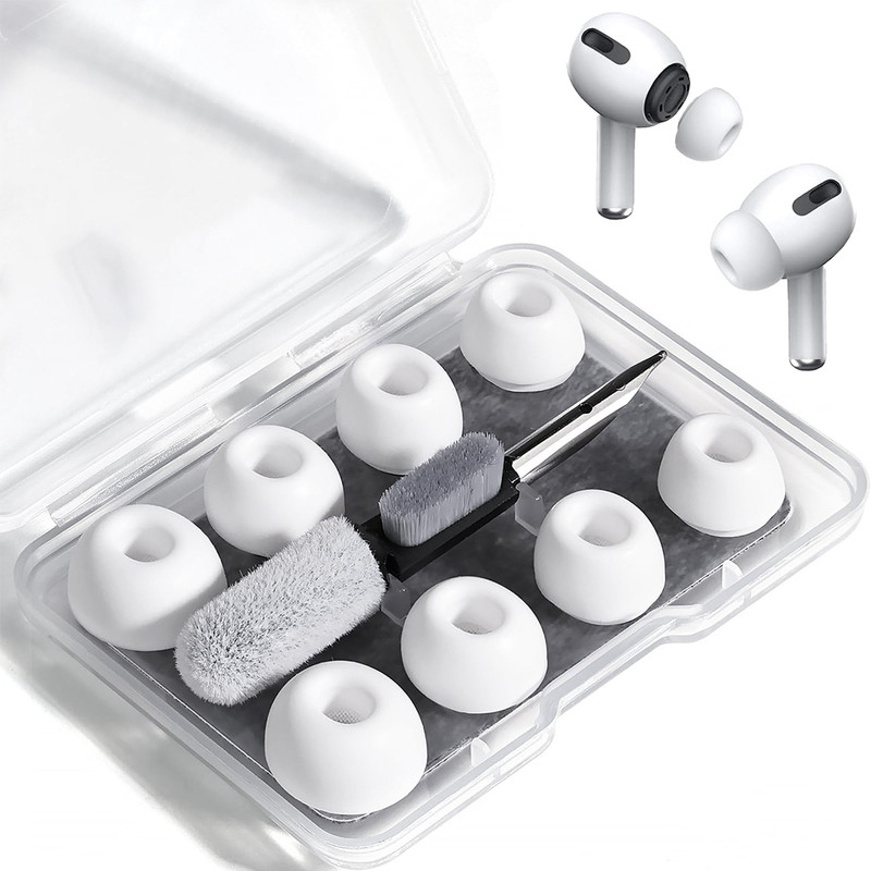 Zorbes Airpods Compatible Ear Tips Set In The Ear Headphone Cushion(Pack of 1, White)