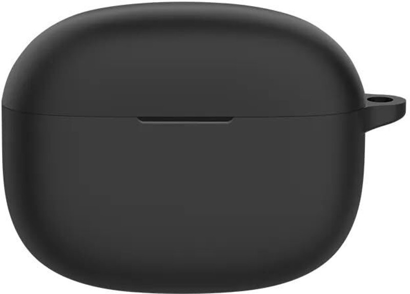 Velfo Silicone Press and Release Earbuds Case For Boat Nirvana Ion(Rubber Case Cover for Boat Nirvana Ion , Black-1)