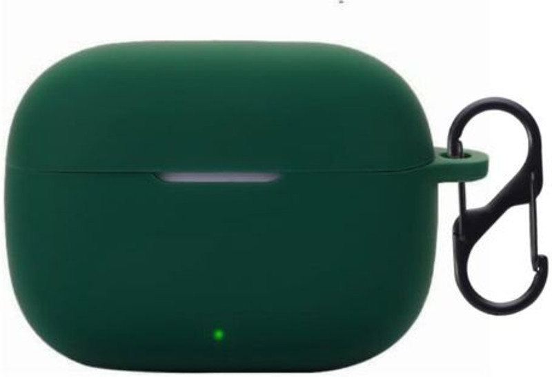 WELCROS Silicone Press and Release Earbuds Case For realme Buds T310, realme Buds N1(Lite green)