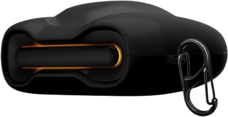 Trazico Silicone Press and Release Earbuds Case For Silicone Case Cover For Boult Astra, UFO,, Mustang, GoBoult Ember(Black)