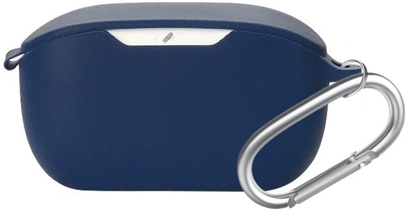 capo Silicone Velcro Headphone Case For Realme Buds Air 6 Pro(Blue, Silicone Case Cover For Realme Buds Air 6 Pro)