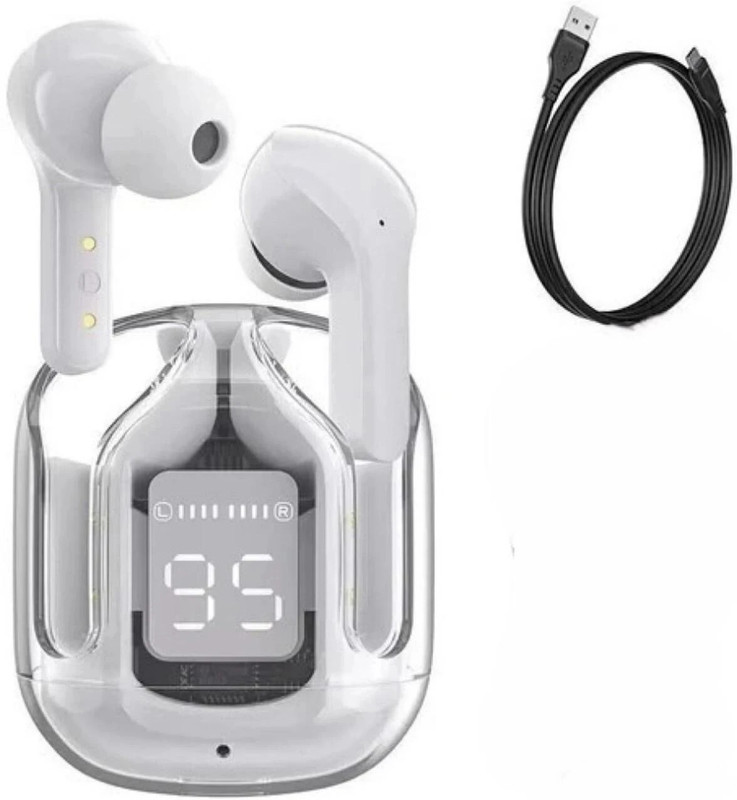 TWS Plastic Press and Release Headphone Case For yes(white)