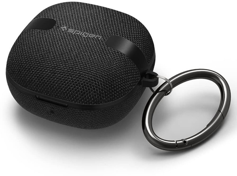 Spigen Fiber, Plastic Press and Release Earbuds Case For Samsung Galaxy Buds 2/2 Pro/Pro/Core/FE/Live(Black)