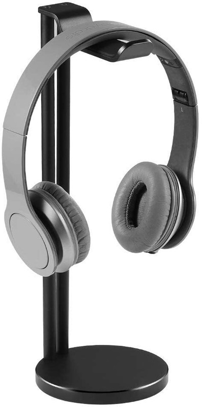 Indian Decor 281893 Headphone Holder Stand Desktop Earphone Hanger Mount Headphone Stand(Black Pack of 1)