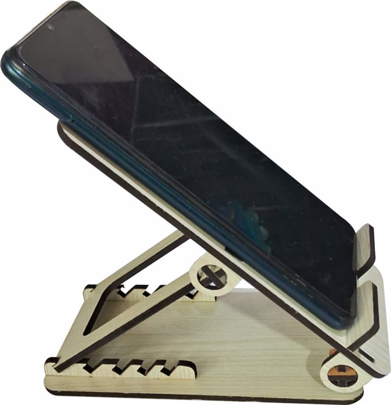 Print Ginnie Phone stand/ Mobile stand Headphone Stand(Brown Pack of 1)
