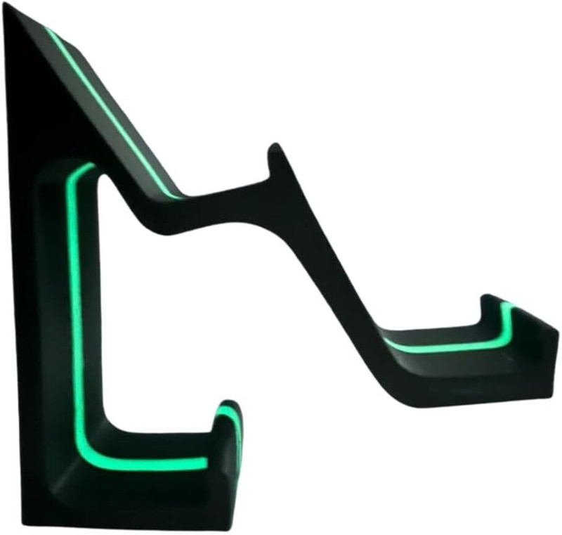 JIGGLEJUG Headphone Stand with PS5 Controller Holder | Gaming Headset Stand Headphone Stand(Black, Green Pack of 1)