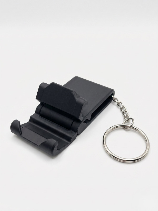 Savvyneur Phone Stand Keychain| Set of 2 Headphone Stand(Black, Yellow Pack of 1)