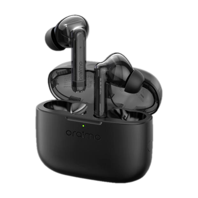 ORAIMO FreePods Lite Earbuds with 40Hr Playtime,Custom EQ modes App,ENC Mic,IPX4,BT 5.3 Bluetooth(Phantom Black, True Wireless)