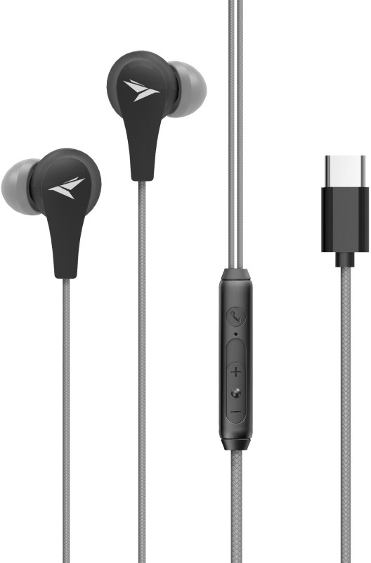 Mozu Audiology 100 Type C earphones with mic rugged wire wide compatibility Wired(Blue, In the Ear)