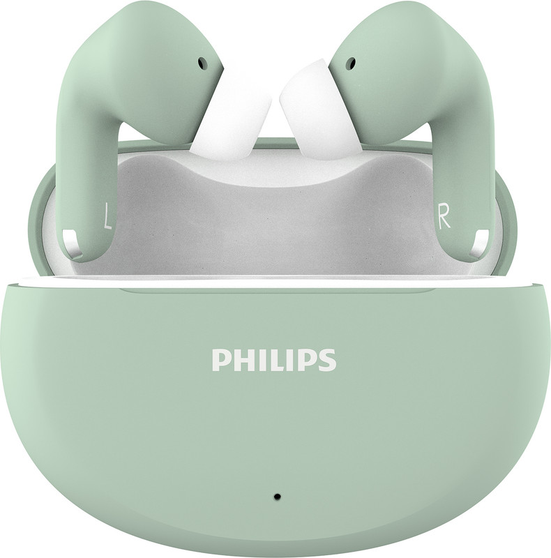 PHILIPS TAT1269 TWS Earbuds, 40H Playtime, BT 5.4, IPX5, Frosty Green Bluetooth(Frosty Green, True Wireless)