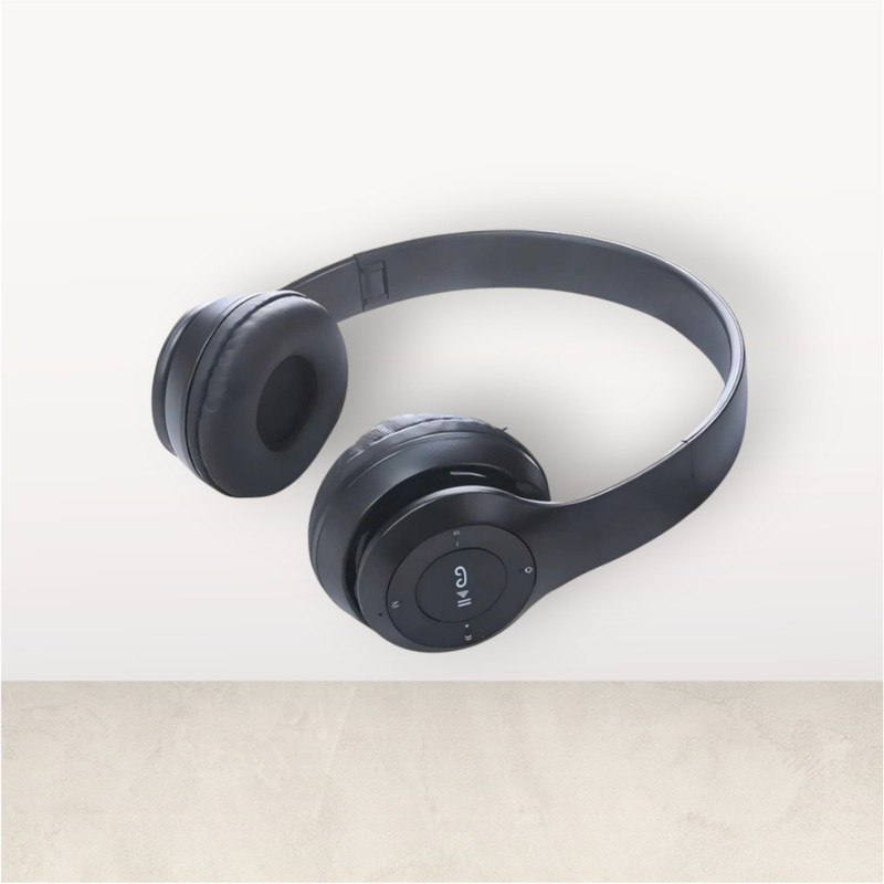 house of common Foldable Wireless Bass Wave Bass Channel_TZ Bluetooth & Wired(Black, On the Ear)