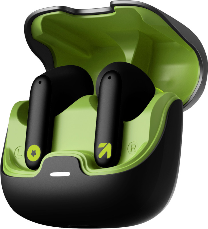 GOBOULT Z40 with ENC Mic, 60Hr Battery, Metal Finish, Low Latency, 5.3v Bluetooth(Black, In the Ear)