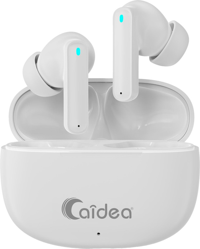 Caidea TW88 Candy V5.4, Upto 60Hr Playtime* Dual Pairing Fast Charging Earbuds Bluetooth(Midnight White, True Wireless)