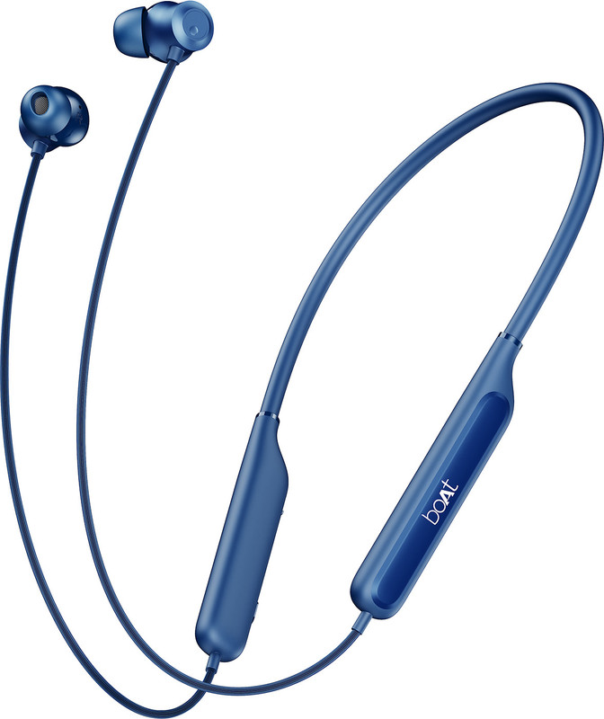 boAt Rockerz 210 ANC w/ 30dB Active Noise Cancellation, AI- ENx Tech & Spatial Audio Bluetooth(Powder Blue, In the Ear)