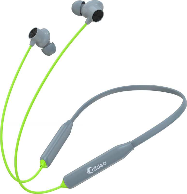 Caidea CNB100 Eager Upto 100 Hrs* Music,ENC,Voice Changer,Fast Charging Neckband Bluetooth(Chrome Black, In the Ear)